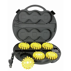 6 pack Rechargeable Emergency Flash Truck Amber Warning Led Light