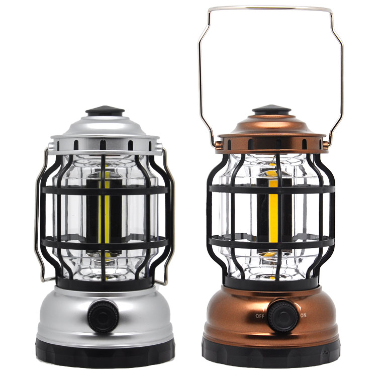 COB Camp Lantern Outdoor Camping Lights Stepless Dimming Lantern