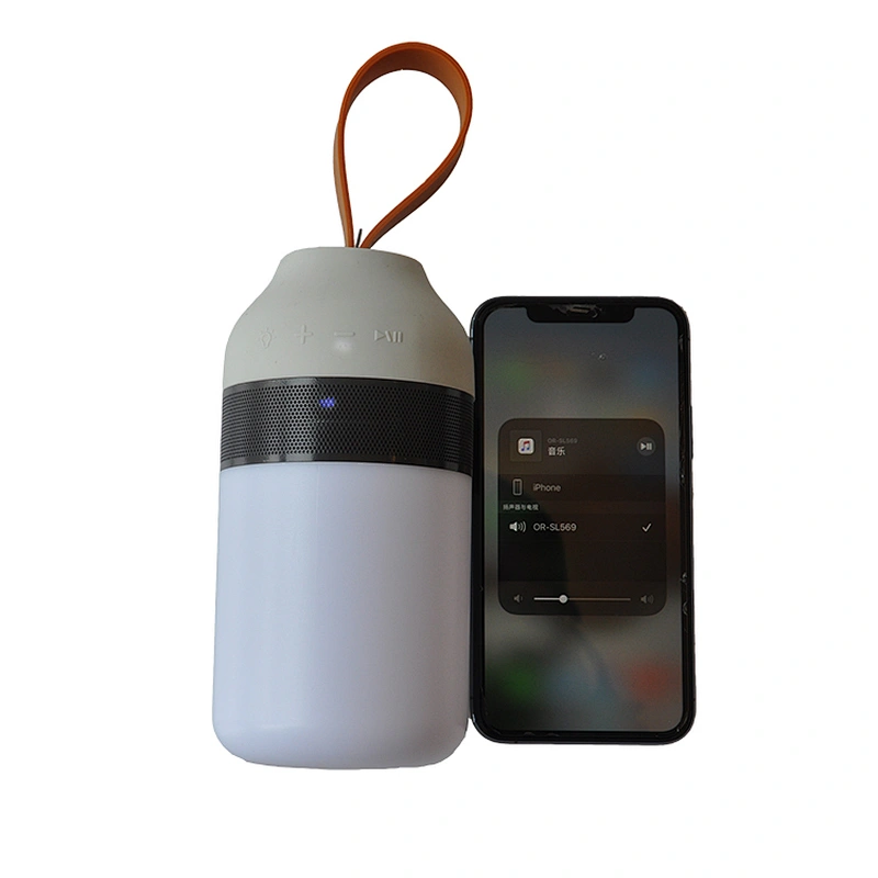 Rechargeable Camp Light with Bluetooth Speaker