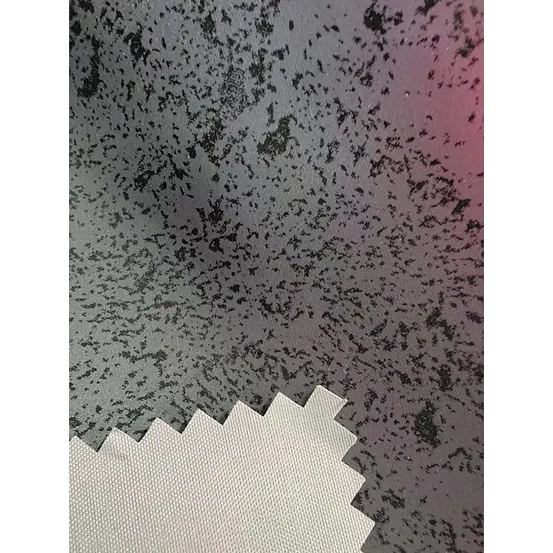 Reflective print fabric