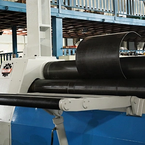 Hydraulic 3-Roller Arc Adjust Plate Rolling Machine