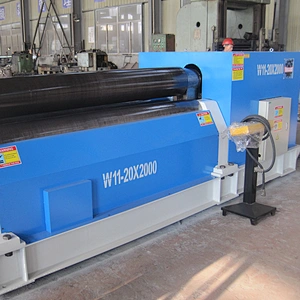 Mechanical 3-Roller Symmetrical Plate Rolling Machine
