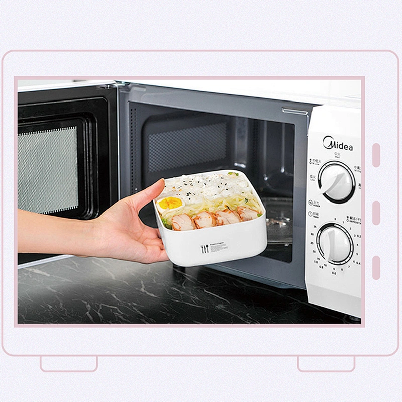 350ml Portable Eco Friendly Plastic kids microwavable Bento Lunch Box food