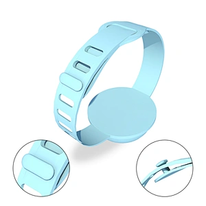 silicone hand sanitizer disinfectant adjustable wristbands dispenser hand bracelet custom