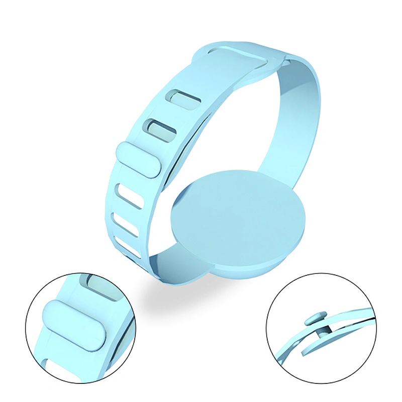 silicone hand sanitizer disinfectant adjustable wristbands dispenser hand bracelet custom