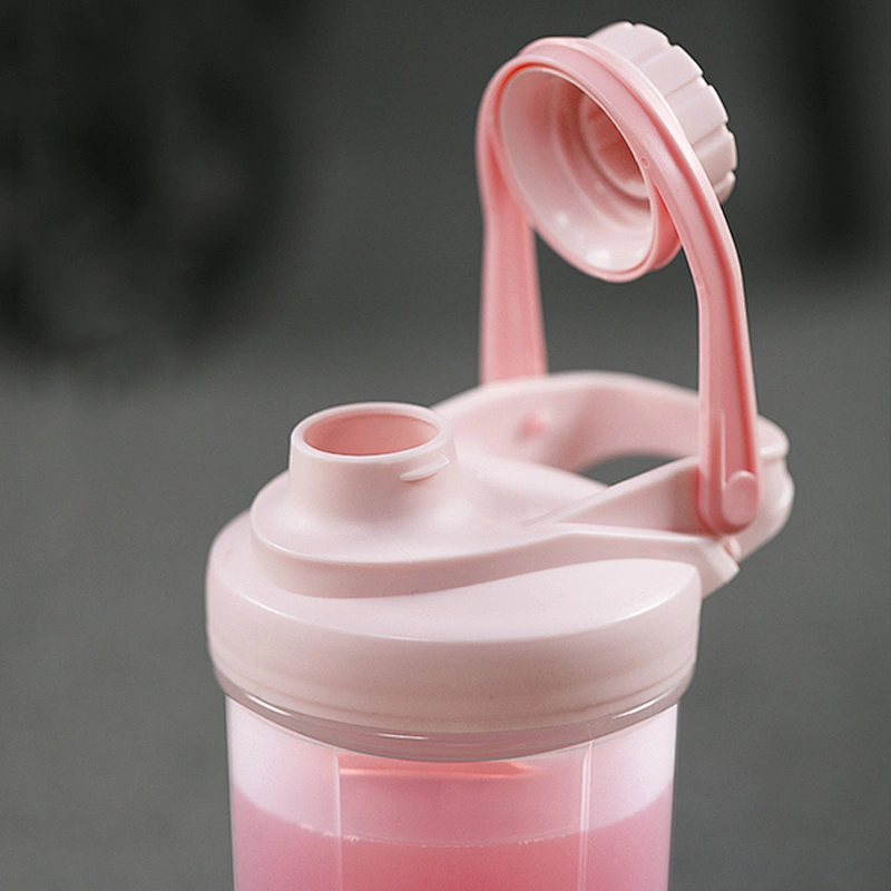 eco friendly 16 oz 24 oz plastic gym bike cycling fitness protein powder shaker Mixer water bottles sports with ball