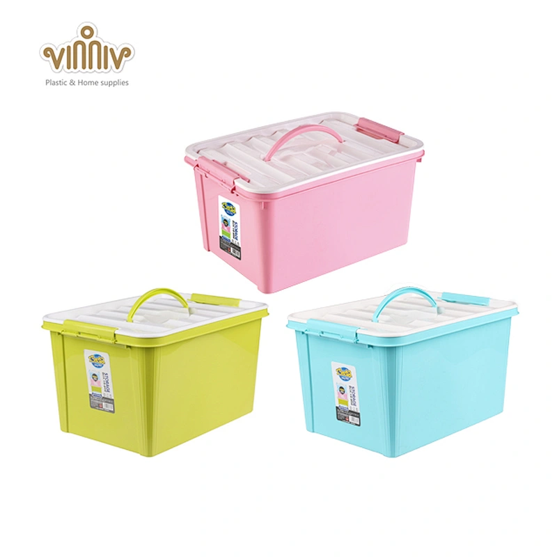 16L small size portable plastic storage box