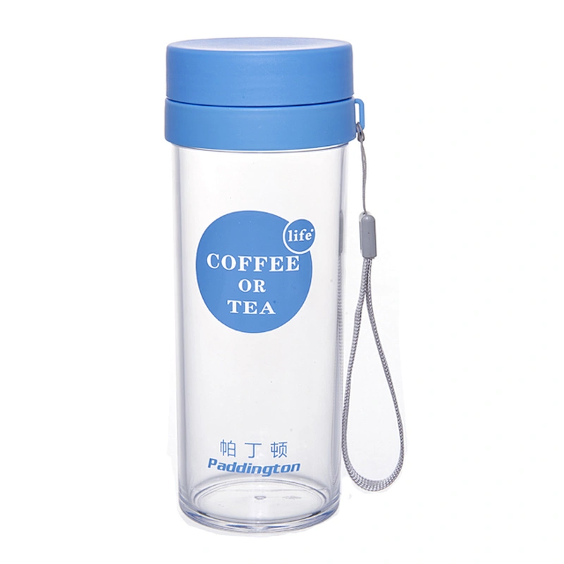 Wholesale 450ML PP Blue Water Bottle BPA Free Drinking Bottle