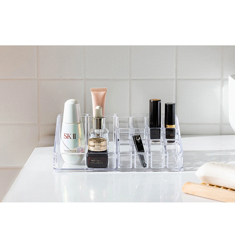 desktop cosmetic lipstick holder acrylic makeup organizer storage box