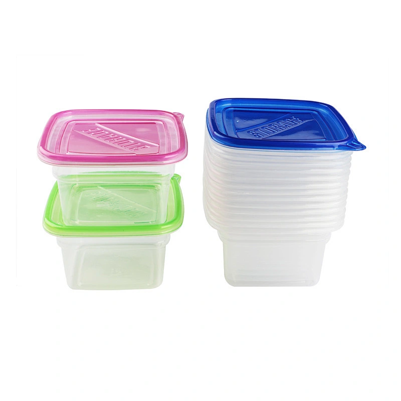 20 oz 23 oz 34 oz 39 oz square PP material disposable takeaway food container microwave lunch box plastic