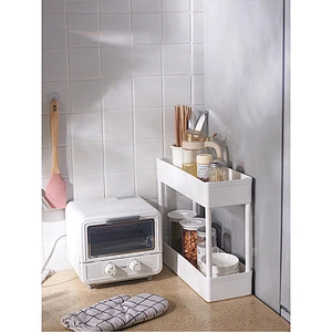 Wholesale Adjustable 3 Tier Bathroom Corner Slim Storage Shelf rack For Home Office saving space