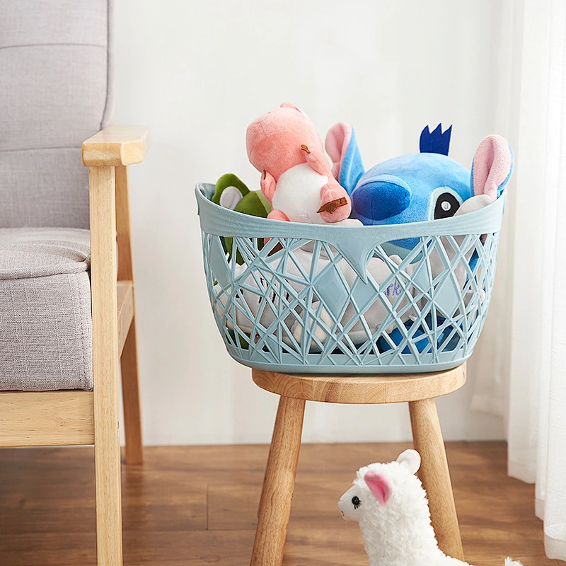 2020 design Custom multi-purpose eco-friendly pp snack book sundries home decoration woven rattan laundry baskets storage