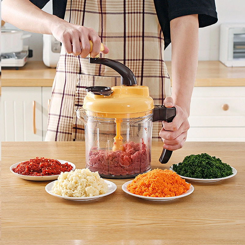 Plastic Hand Chopper Manual mini meat grinders Mincer Egg Separator salad spinner
