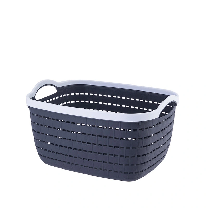 houseware plastic containers storage laundry small basket bath toy organizer with handle