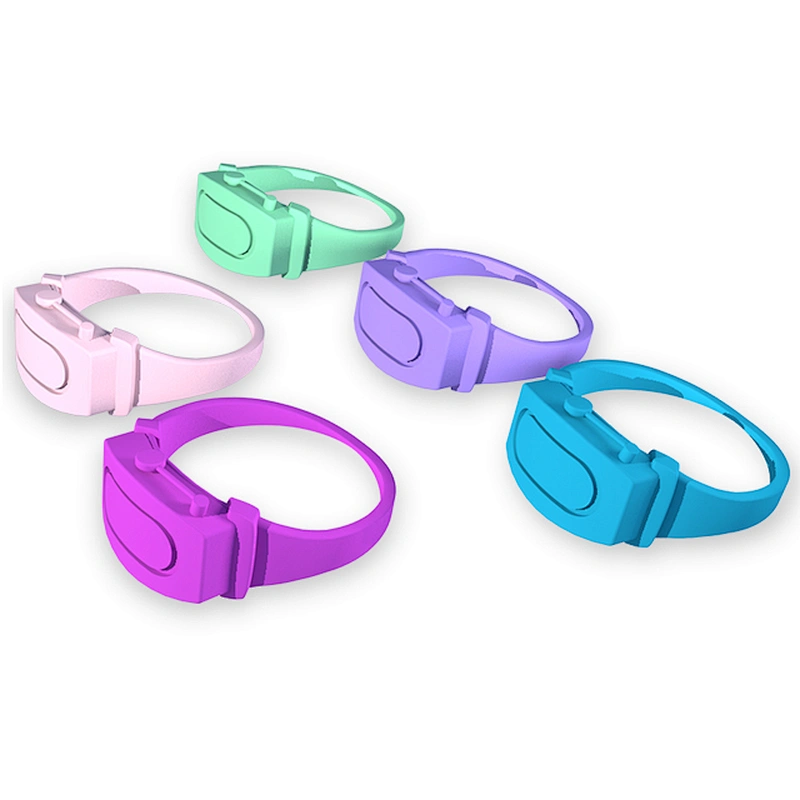 Wrist band hand sanitizer silicone wristbands custom bracelets liquid dispenser disinfectant