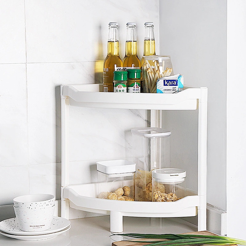 4 tier 2/3 layer bath toilet plastic corner storage shelf holders & racks rack for kitchen