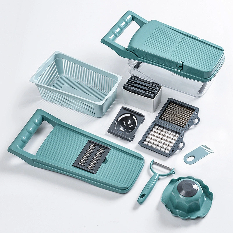 smart kitchen accessories tool food fruit vegetable onion garlic cutter manual chopper plastic shredder mandoline slicer