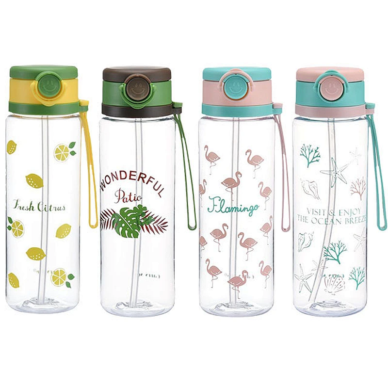 12 oz 16 oz 400ml 500mlplastic wholesale tritan clear carton water bottles with straw for kids school