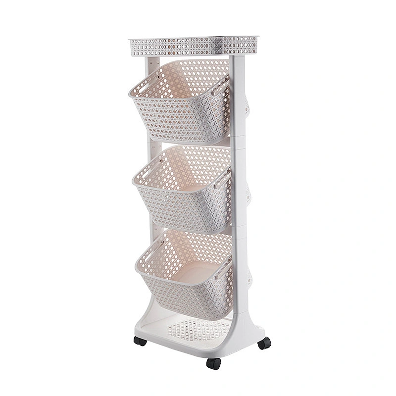 multifunctional movable bathroom corner storage rack & toy shelf home with wheels