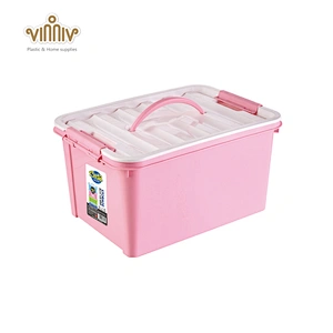 16L small size portable plastic storage box