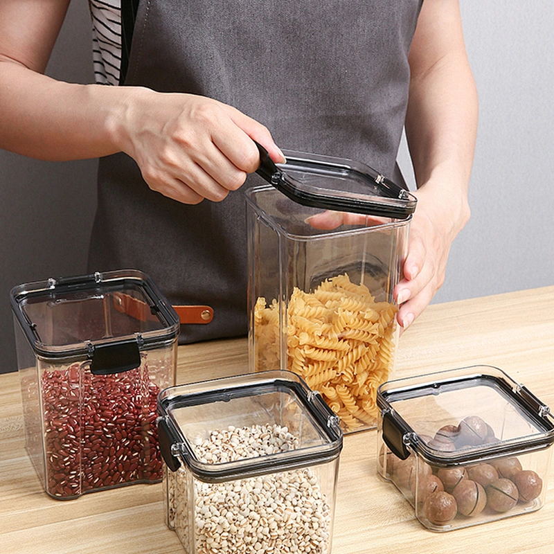 700ml Preserving Jar Wide Mouth Storage Canister Jars Canister With Airtight Sealing Ring lid 2000ML