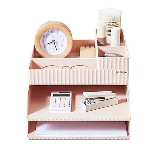 cosmetic make up stackable storage organizer tank box table basket with divider container Holder