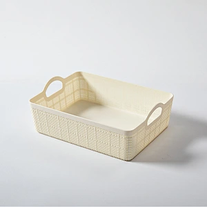 houseware office plastic laundry basket desk organizer bucket storage bins