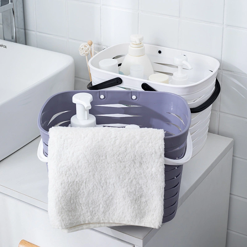 New Design woven bath toy organizer hanging basket plastic wholesale