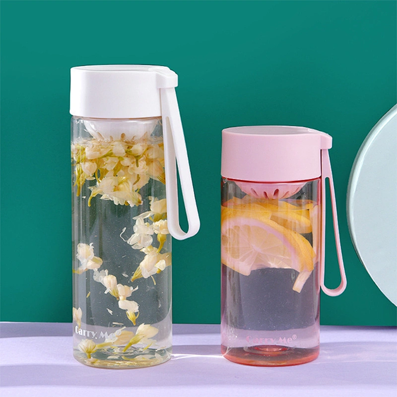 400ml / 550m flat eco friendly transparent custom water bottles with custom logo bpa in bulk
