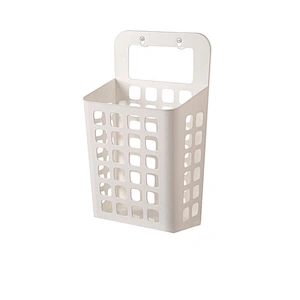 plastic small mesh woven laundry bath wall mounted storage