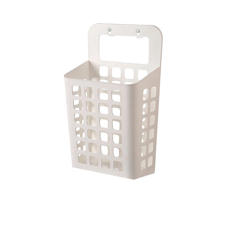 plastic small mesh woven laundry bath wall mounted storage