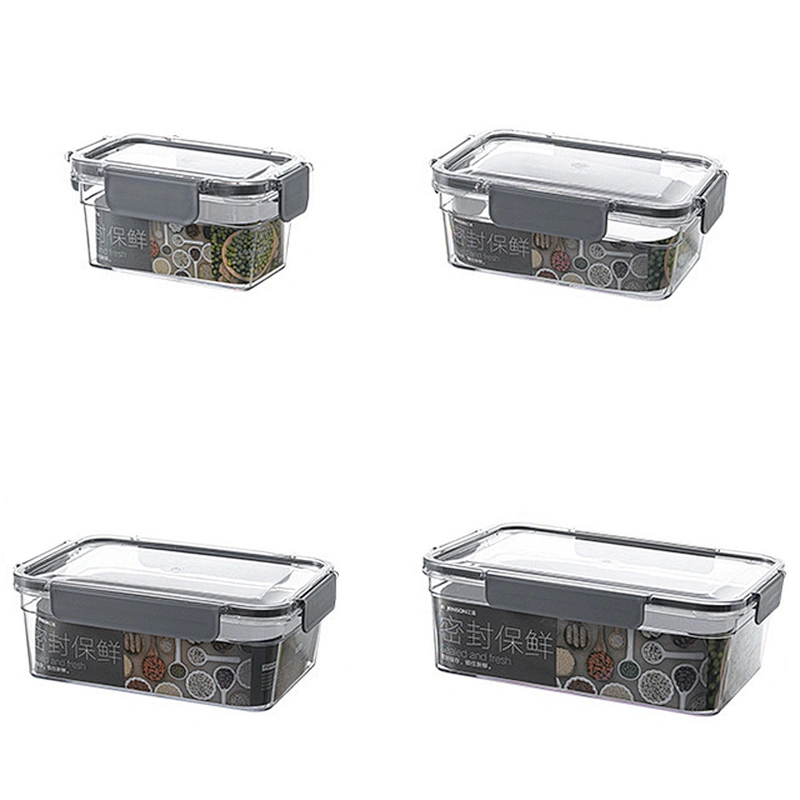 kitchen BPA free Locking lids Airtight refrigerator food storage container fresh box