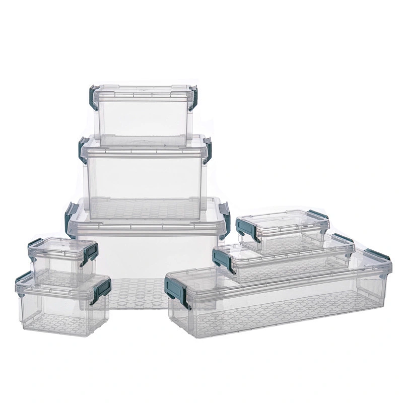 home office desk easy locked transparent small plastic drawer storage box set with lid organizer container Medical Kit box