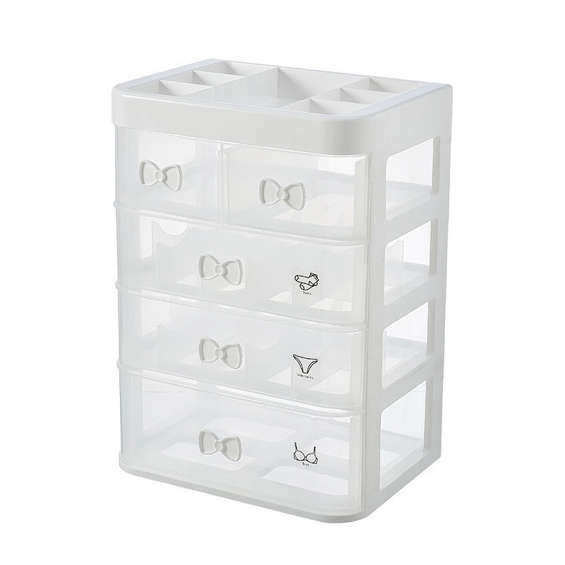 3 tier stackable plastic storage drawer box underwear drawers boxes organizer