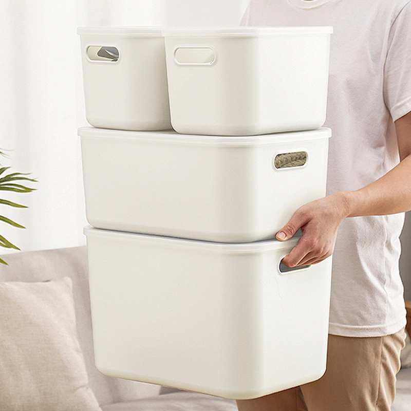 4L/8L small Eco Friendly PP Plastic Sundries Cosmetic Plastic Storage Boxes Bins