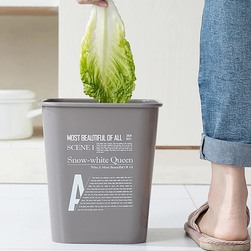 cute square kitchen office dustbin waste bin hotel room