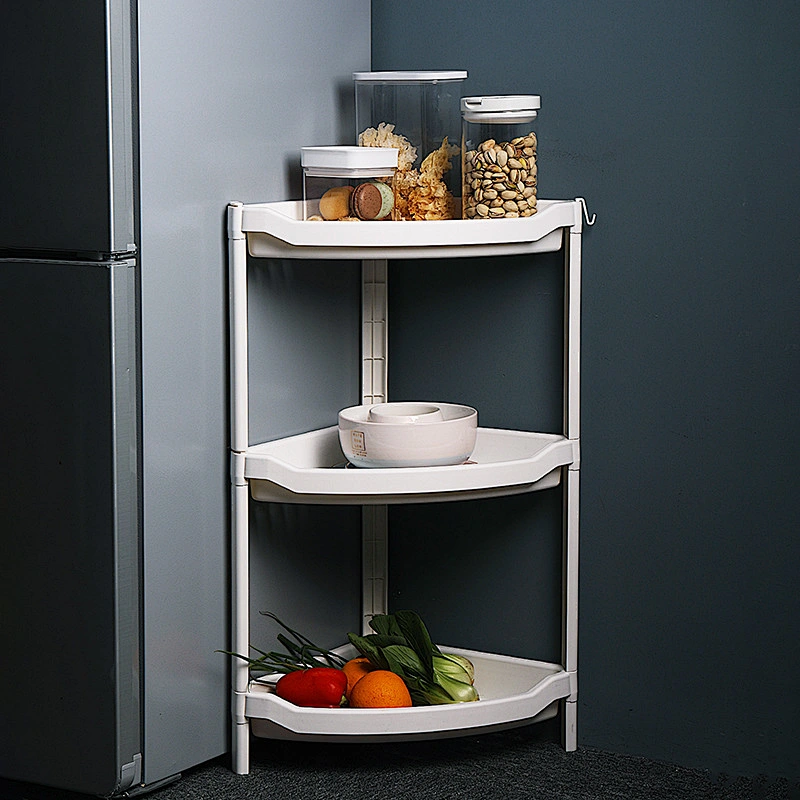 4 tier 2/3 layer bath toilet plastic corner storage shelf holders & racks rack for kitchen