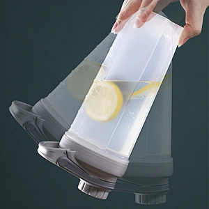 eco friendly 16 oz 24 oz plastic gym bike cycling fitness protein powder shaker Mixer water bottles sports with ball