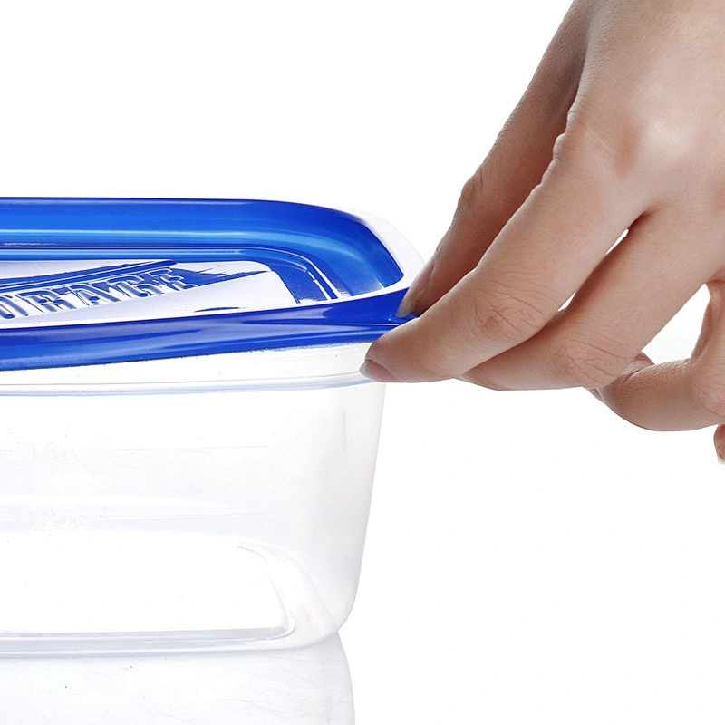 10OZ 24 OZ 35OZ rectangle disposable microwave pp airtight plastic lunch box for hot food storage boxes set containers wholesale