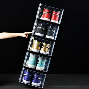 white black luxury folding jordan custom shoe boxes carton display case storage packaging holder organizer