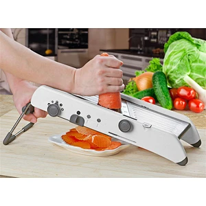 stainless steel manual mandoline chopper slicer julienne peeler vegetable dicer cutter