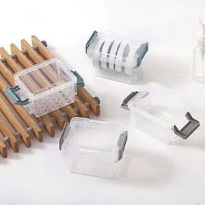 house hold items transparent drawer pp plastic storage box case