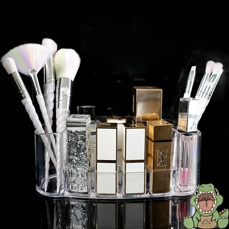 pink acrylic clear jewelry cosmetic makeup box case storage organizer