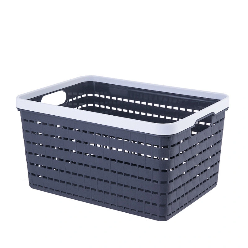 multipurpose home storage organization toy office organizer plastic stacking woven baskets with handle