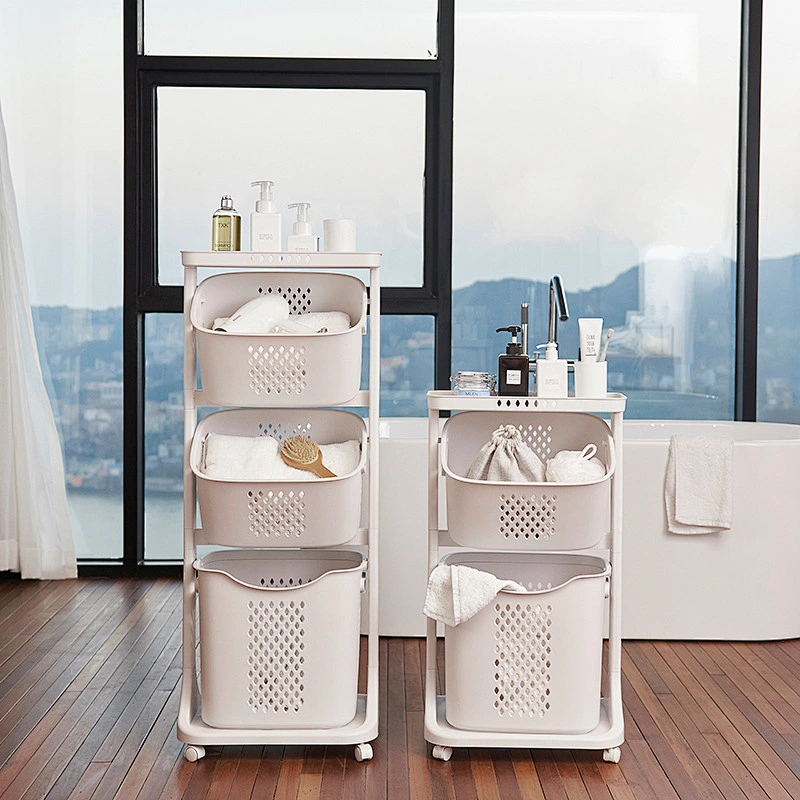toilet bathroom corner plastic storage rack clothes shelves for home