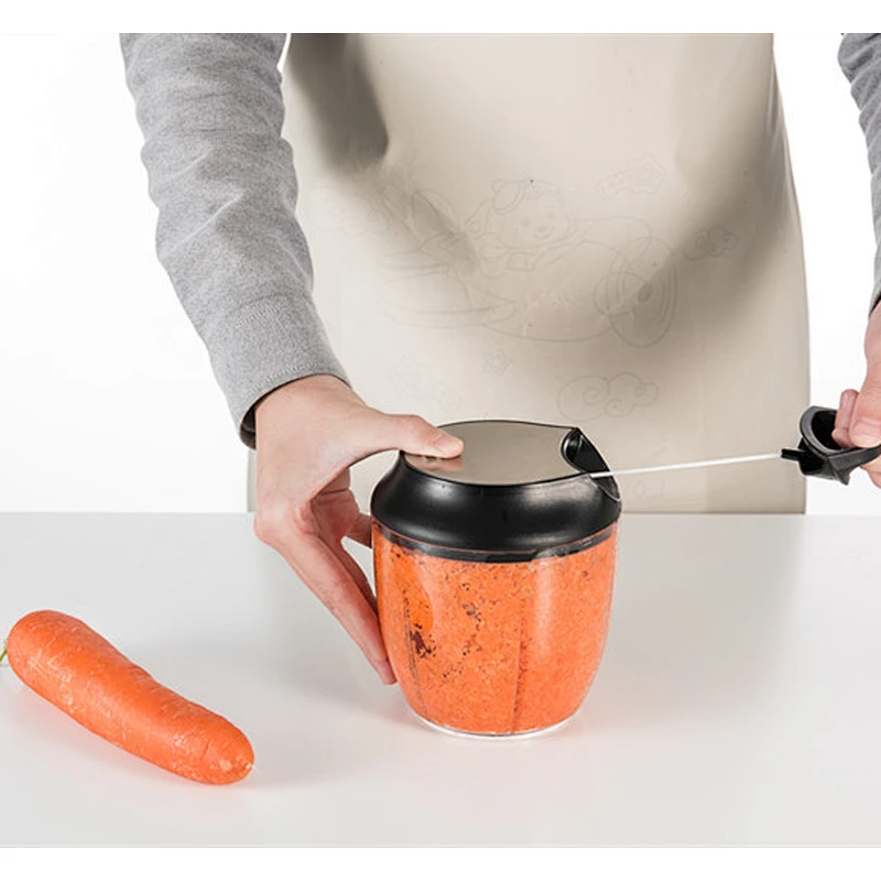 manual mini food onion meat garlic grater vegetable hand pull chopper bowl cutter online