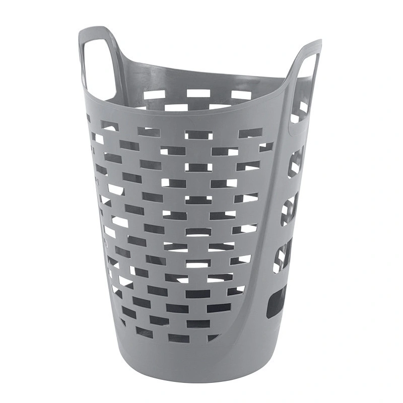 Amazon hot selling cheap bathroom customized Wicker large  foldable storage washing clothes laundry basket set with handle