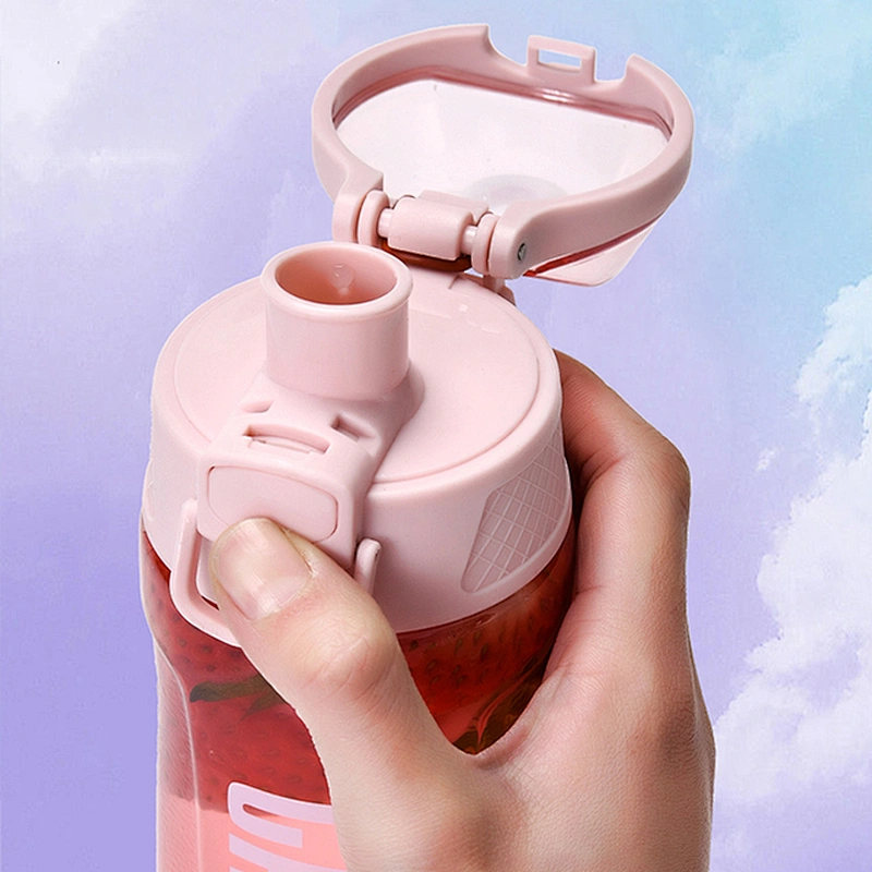 600ml 750ml plastic bike cycling running water drinking motivational gym sports water drinking bottle