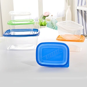 10OZ 24 OZ 35OZ rectangle disposable microwave pp airtight plastic lunch box for hot food storage boxes set containers wholesale
