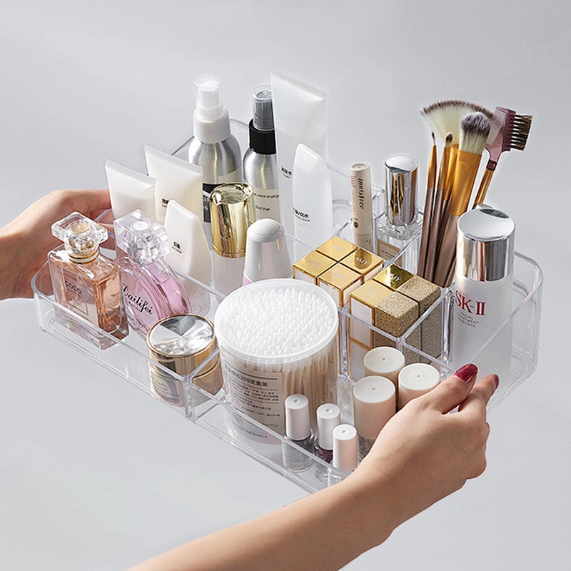 acrylic makeup drawer box case organize cosmetic organizer